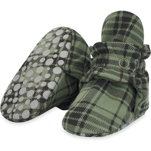 Zutano Unisex Organic Cotton Baby Booties With Gripper Soles