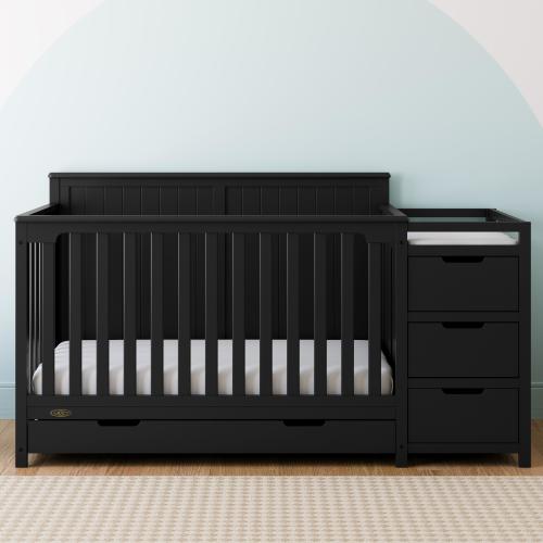 Graco Hadley 5-in-1 Convertible Crib and Changer with Drawer | Ashley