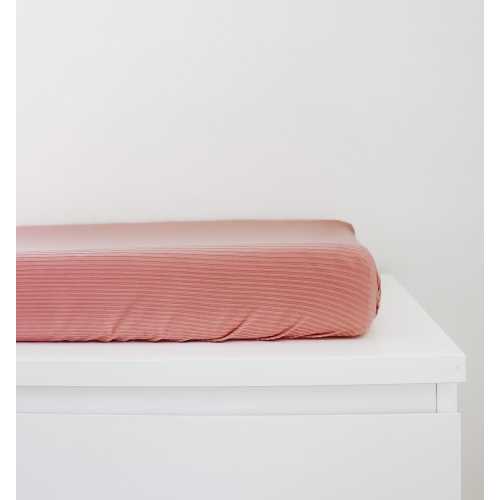 Pink Stretchy Diaper Changing Pad Cover Elastic Band - Girl Changing Pad Cover - Fitted Baby Changing Cover - Diaper Changing Table Sheet