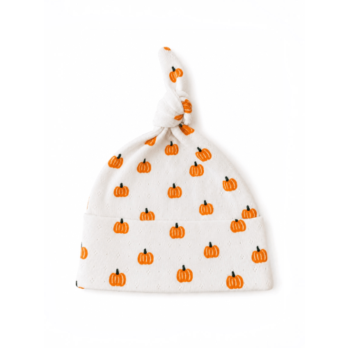Pumpkin | Organic Cotton Pointelle Baby Clothes Newborn Hat – SpearmintLOVE