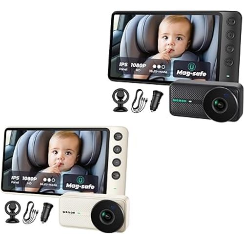 NO.1 Magnetic Baby Car Camera - Black & White Set
