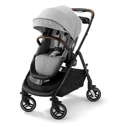 Graco Premier Modes Merge Stroller, Featuring EZ Spin Wheels That Move Like a Roller Bag, Midtown