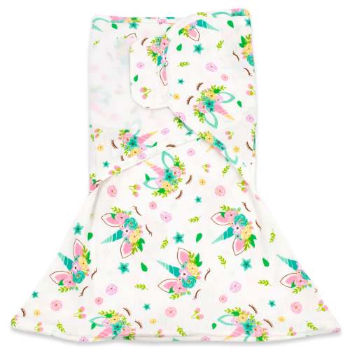 Sleeping Baby Sleepy Unicorn Zippy Swaddle – Blooming Baby
