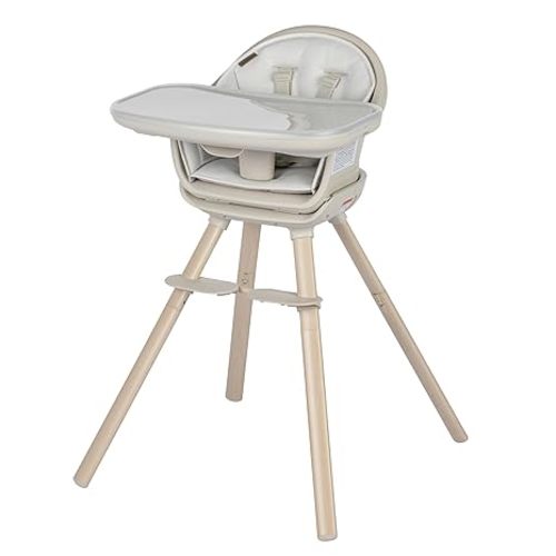 Maxi-Cosi Moa 8-in-1 High Chairs for Babies and Toddlers, Machine Washable Infant High Chair, Compact, Convertible High Chair Lightweight Design, Classic Oat