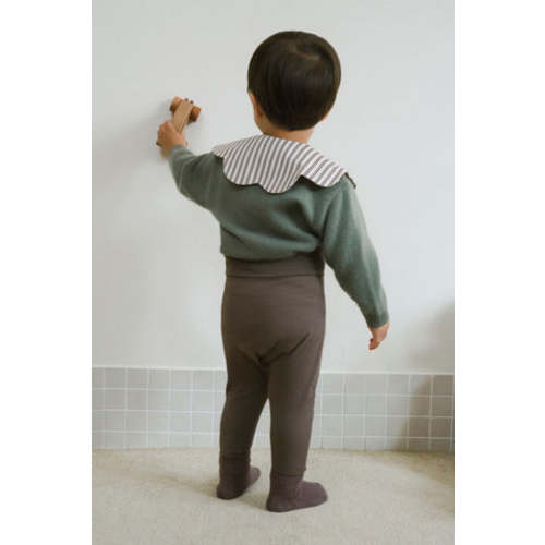 [Set] Modal High Waist Leggings & Rolling Bib 2P – Konny Baby