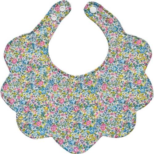 Liberty of London Scallop Baby Dribble Bib, Emma & Georgina - My Little Shop UK | Maisonette