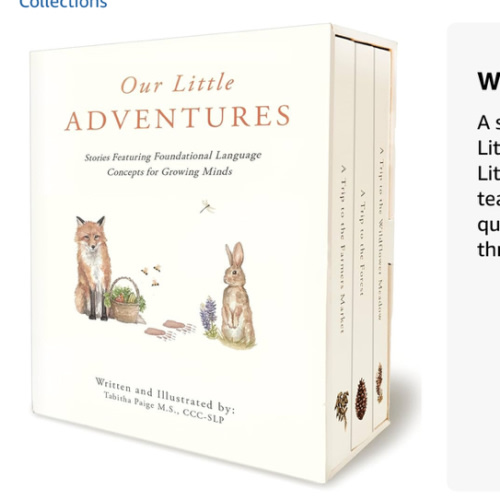 Our Little Adventures: Stories Featuring Foundational Language Concepts for Growing Minds (Tabitha Paige Children's Book Series)