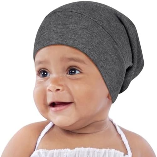 OLESILK Silk Baby Bonnet for 0-6 Months - 100% Mulberry Silk Toddler Hair Bonnet, Adjustable Night Cap for Sleeping