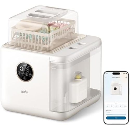 eufy S1 Pro Baby Bottle Washer, Sterilizer & Dryer, Water Softener