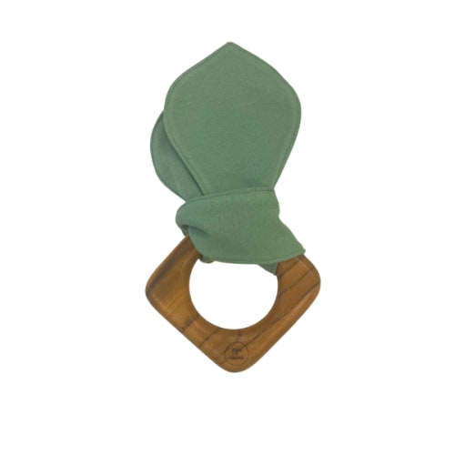 Baby teething ears | Basil Green - LeafScore Essentials