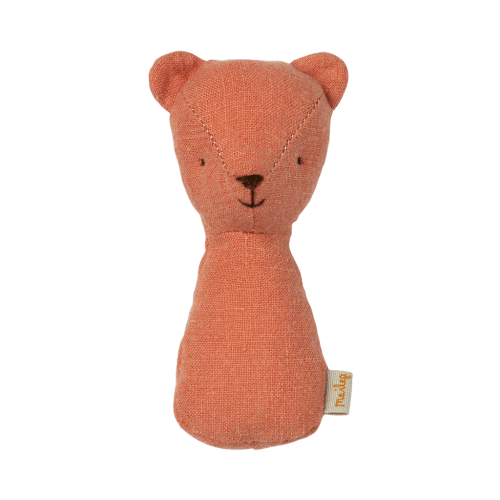 Teddy Rattle - Dusty Coral