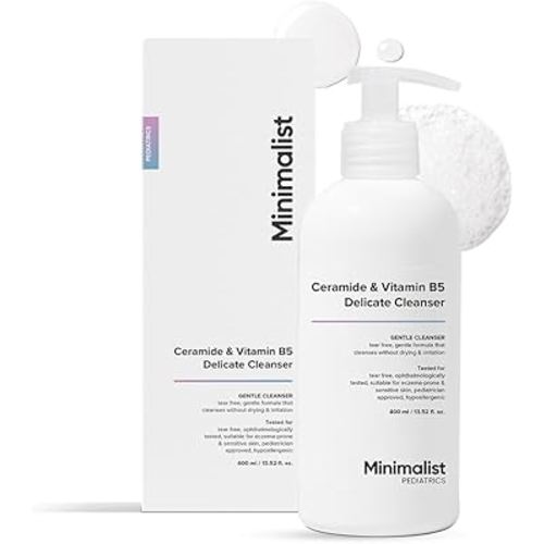 Minimalist Baby Gentle Head to Toe Wash | Tear-free | pH 5.5 | Proven Safe & Pediatrician Approved Baby Wash | Ceramide & Vitamin B5 Delicate Cleanser | 13.52 Fl Oz / 400ml
