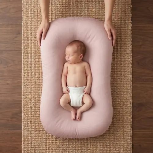 Little Manta Pastel Baby Lounger Nest