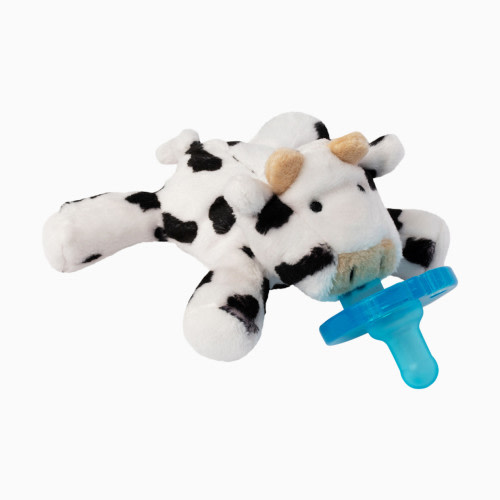 WubbaNub Pacifier - Baby Cow, Attached