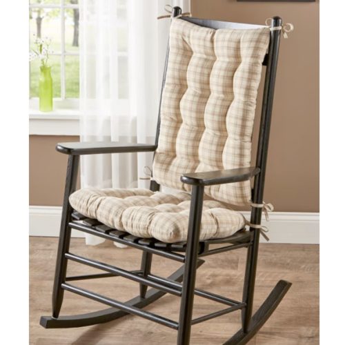 Never-Flatten Tufted Rocker Chair Cushion Set, In 2 Sizes