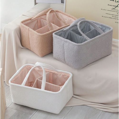 1pc Baby Diaper Storage Basket, Solid Color Snack Storage Box, Desktop Organizer | SHEIN USA