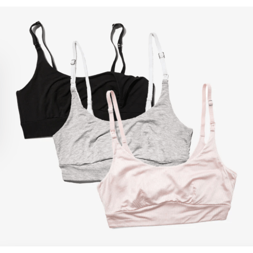 Everything Bra 3-Pack | Soft, Stretchy Maternity & Nursing Bras by Bodily