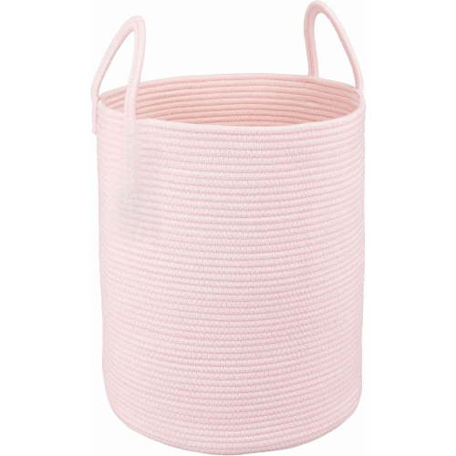 Cotton Rope Laundry Basket Hamper for Kids Baby Nursery Hamper