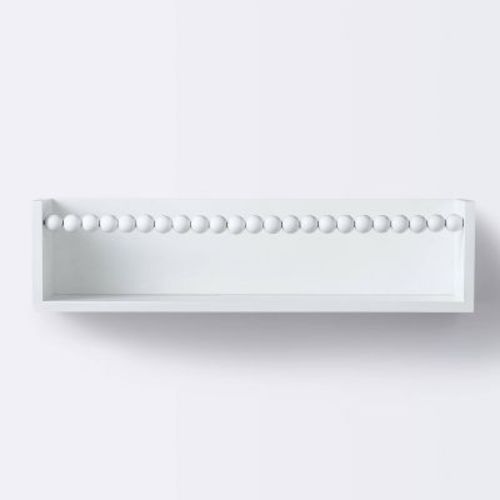 Beaded Decorative Wall Shelf - White - Cloud Island™