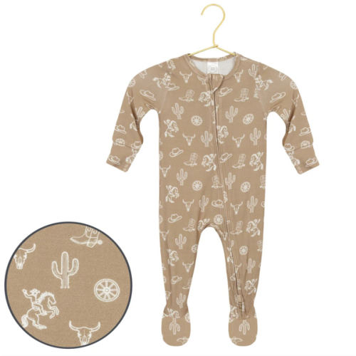 Wyatt Zipper Footies