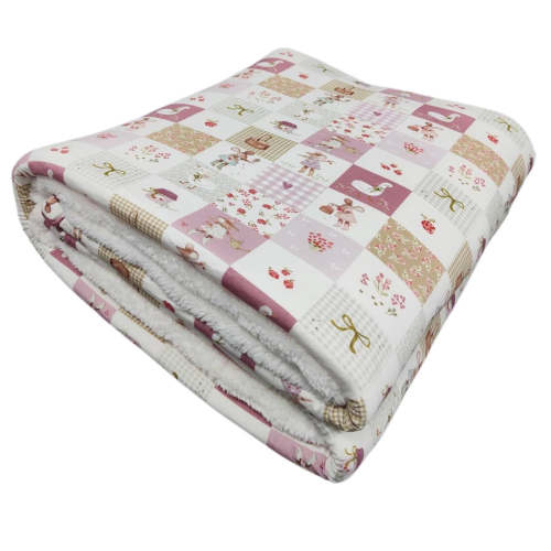 Storybook Picnic Fuzzy Bamboo Blanket
