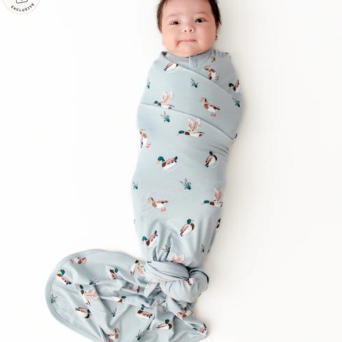 Swaddle Blanket in Mallard Duck