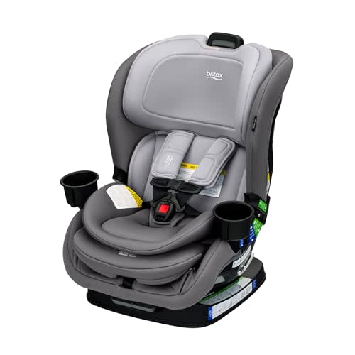 Britax Poplar Convertible Car Seat, 2-in-1 Car Seat with Slim 17-Inch Design, ClickTight Technology, Glacier Graphite