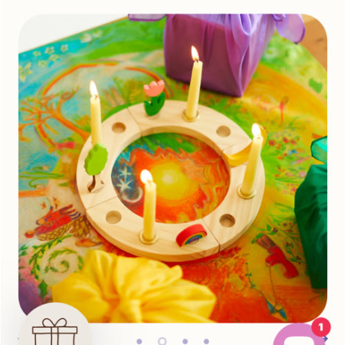 Wooden Birthday Ring – Sarah's Silks