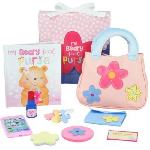 Tickle & Main My Beary First Purse, 9-Piece Gift Set Includes Purse, Storybook, and Accessories for Toddlers Ages 1-4 Years Old
