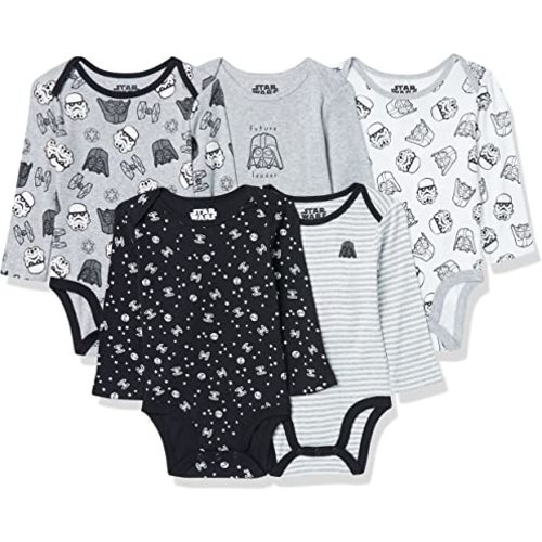 Amazon.com: Amazon Essentials Disney | Marvel | Star Wars Baby Boys' Long-Sleeve Bodysuits, Pack of 5, Marvel Friends, 18 Months : Clothing, Shoes & Jewelry