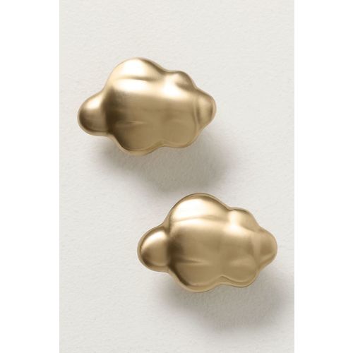 Cloud Brass Knobs, Set of 2