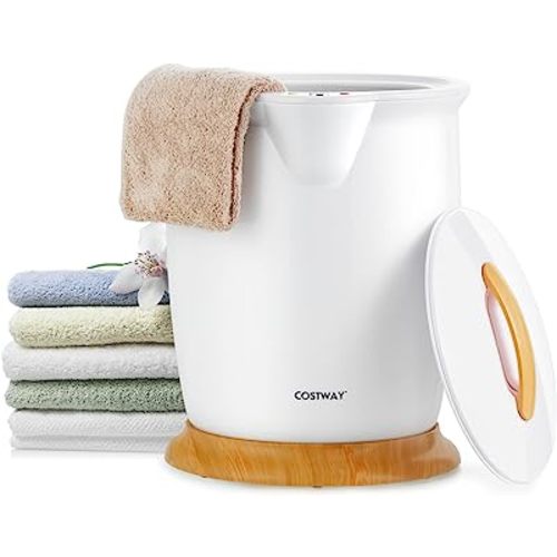COSTWAY Bucket Style Towel Warmer, Fragrance Holder