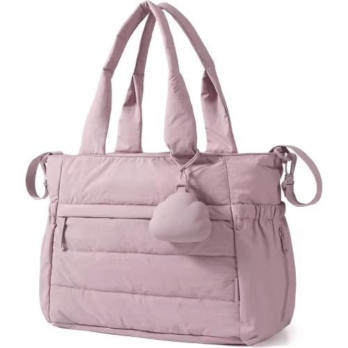 Amazon.com: BAGSMART Diaper Bag Tote, Hospital Bag for Labor Delivery Travel Baby Tote | Lightweight Puffy Maternity Bag, Changing Pad & Pacifier Case, Large Capacity for Mom and Dad, Newborn Essentials