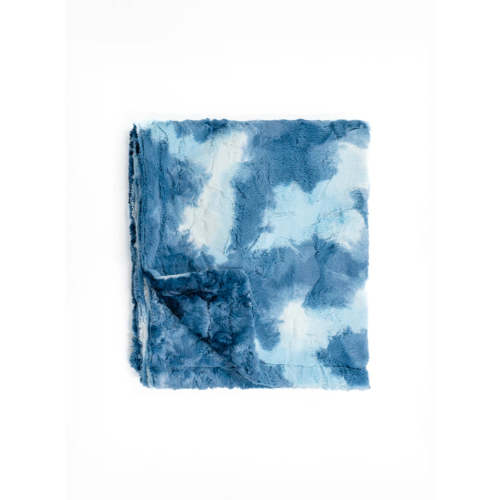 Smoothy Cobalt Minky Blanket