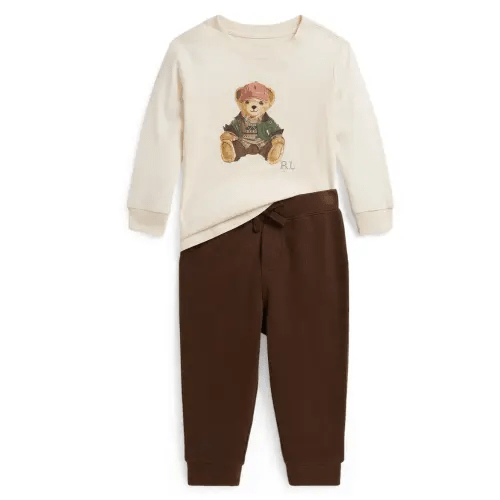 Kids' Polo Bear 2-Piece Jersey T-Shirt & Pants Set