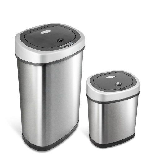 NINESTARS Motion Sensor Trash Can Combo CB-DZT-50-9/12-9