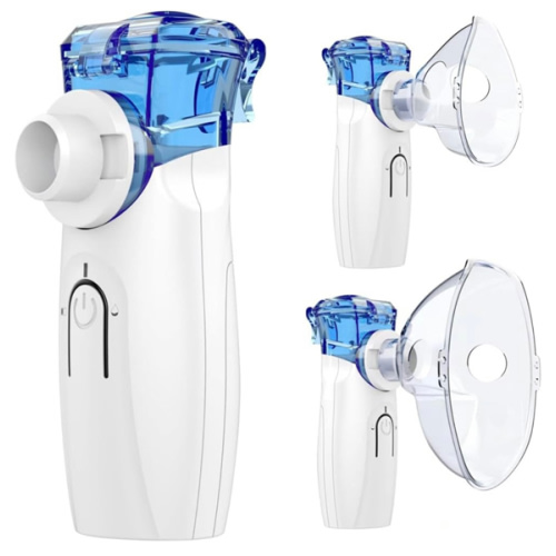 Portable Nebulizer - Nebulizer Machine for Adults and Kids Travel and Household Use, Handheld Mesh Nebulizer for Breathing Problems APOWUS.