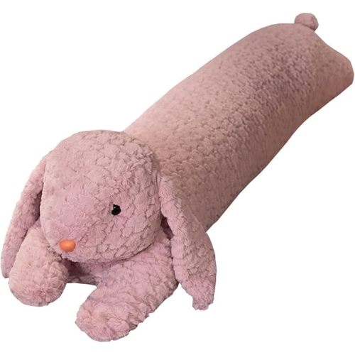Tummy Time Rabbit Plush Pillow, Rabbit Stuffed Animal, Bunny Plush Long Pillow Christmas Valentine's Gift for Kids Adults (35 inch)