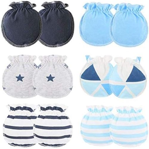 Baby Cotton Gloves Infant Toddler No Scratch Mittens for Little Boys Girls
