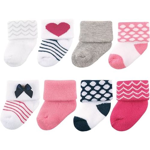 Luvable Friends Baby Newborn and Baby Terry Socks