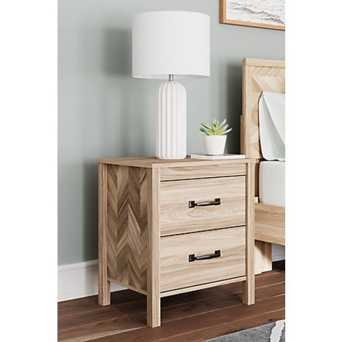 Battelle 22" 2 Drawer Nightstand