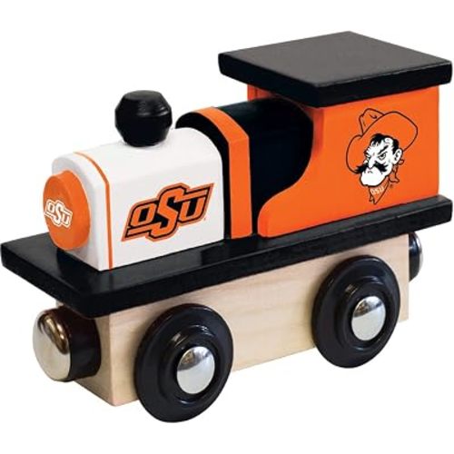 MasterPieces Wood Train Engine - NCAA Oklahoma State Cowboys - Officially Licensed Toddler & Kids Toy