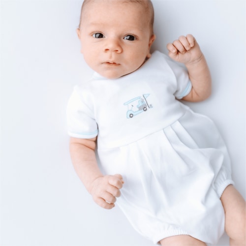 Little Golfer Bubble - Light Blue – Magnolia Baby