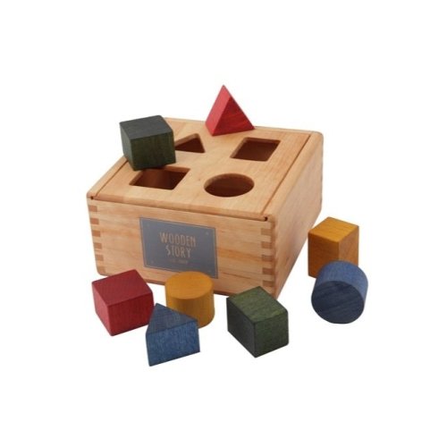 Toy Shape Sorter Box - Rainbow | Blocks- Blue Otter Toys