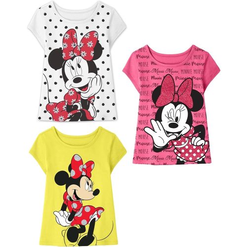 Disney Minnie Mouse T-Shirt (Sets) Daisy Duck Graphic Outfit Tee Infant Little Baby Toddlers Birthday to Girls Clothes