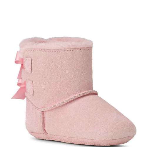 UGG Girls' Baby Bailey Bow Boot Crib Shoes (Infant)