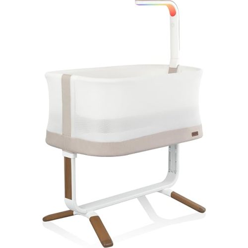 Evenflo Cora 3-Level Adjustable Bassinet - Coastal Coffee