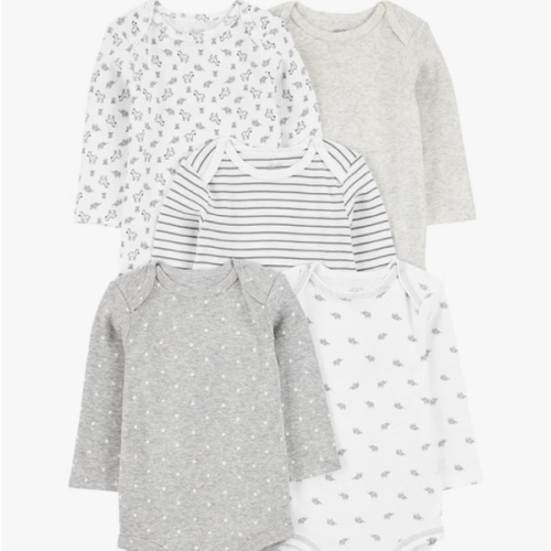 Simple Joys by Carter's Baby 5-pack Long-sleeve Bodysuit