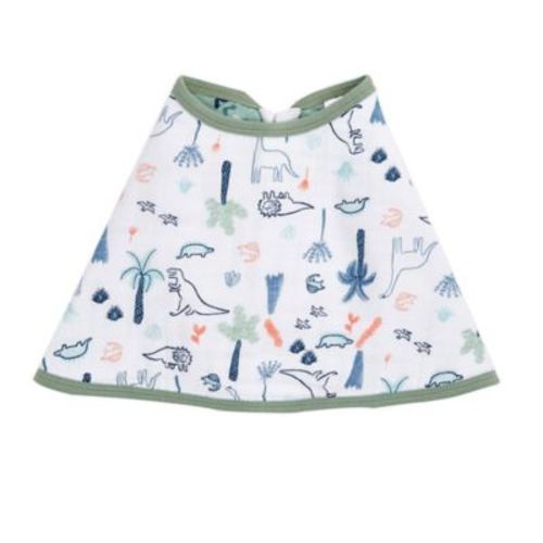 aden + anais™ essentials Burpy Bib in Dinotime - GREEN - BURP CLOTH