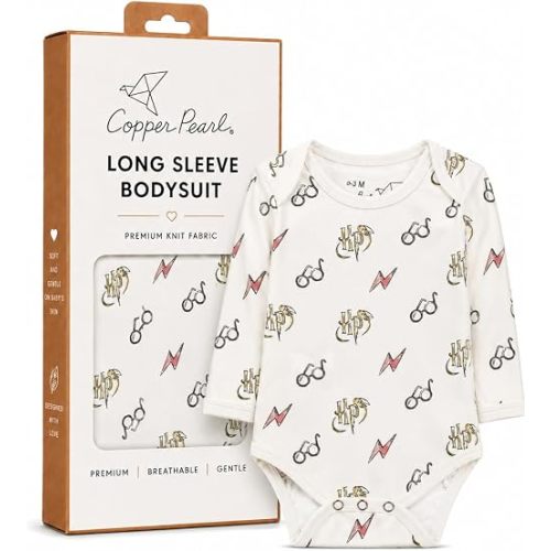 Copper Pearl Long Sleeve Bodysuit Baby